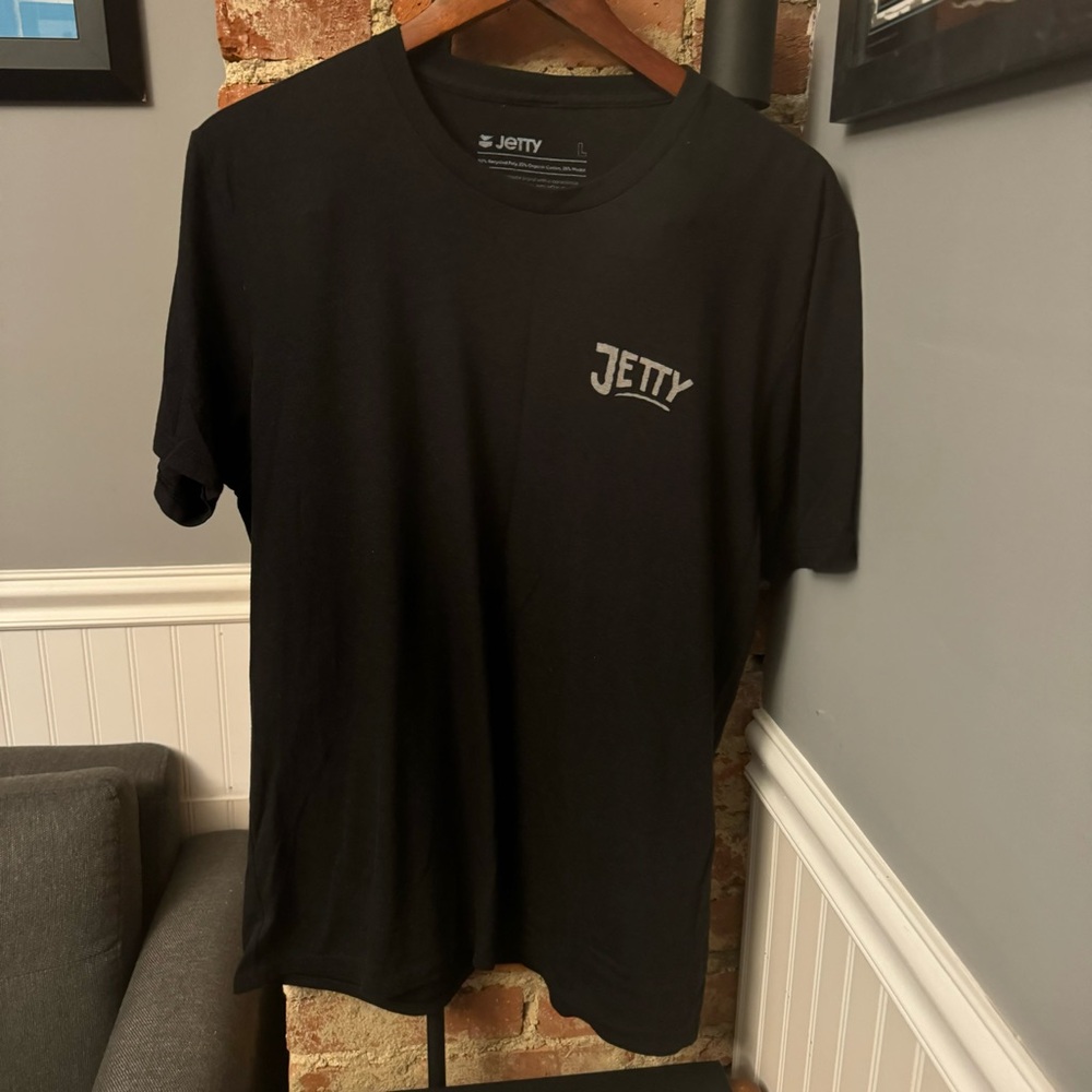 Jetty Black Short Sleeve Tee